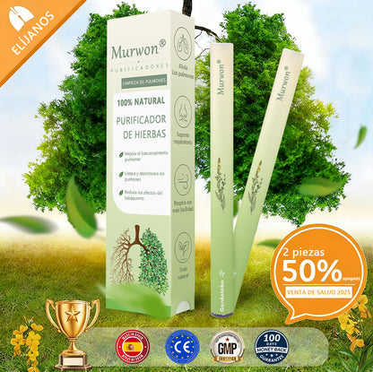 𝐓𝐢𝐞𝐧𝐝𝐚 𝐨𝐟𝐢𝐜𝐢𝐚𝐥 ✨𝐌𝐮𝐫𝑤𝗈𝒏® Difusor Botánico de Mullein para Limpieza de Pulmones (🫁 Tos, faringitis, dificultad para respirar, flema, congestión nasal, bronquitis, síntomas alérgicos, malestar pulmonar)3🎁