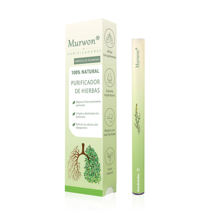 𝐓𝐢𝐞𝐧𝐝𝐚 𝐨𝐟𝐢𝐜𝐢𝐚𝐥 ✨𝐌𝐮𝐫𝑤𝗈𝒏® Difusor Botánico de Mullein para Limpieza de Pulmones (🫁 Tos, faringitis, dificultad para respirar, flema, congestión nasal, bronquitis, síntomas alérgicos, malestar pulmonar)3🎁